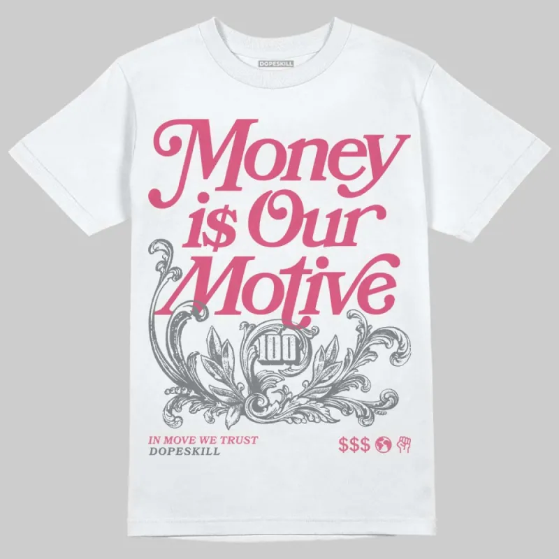 Gel Kayano 14 Pink Glo DopeSkill T-Shirt Money Is Our Motive Typo Graphic sold by DopeSkill