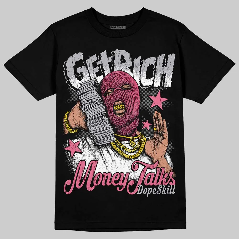 Gel Kayano 14 Pink Glo DopeSkill T-Shirt Get Rich Graphic sold by DopeSkill product image thumbnail 2