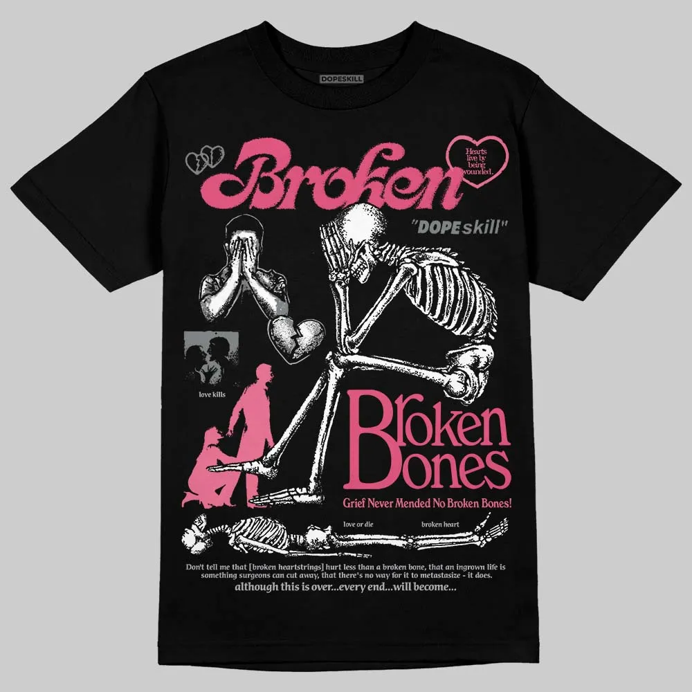 Gel Kayano 14 Pink Glo DopeSkill T-Shirt Broken Bones Graphic sold by DopeSkill product image thumbnail 2
