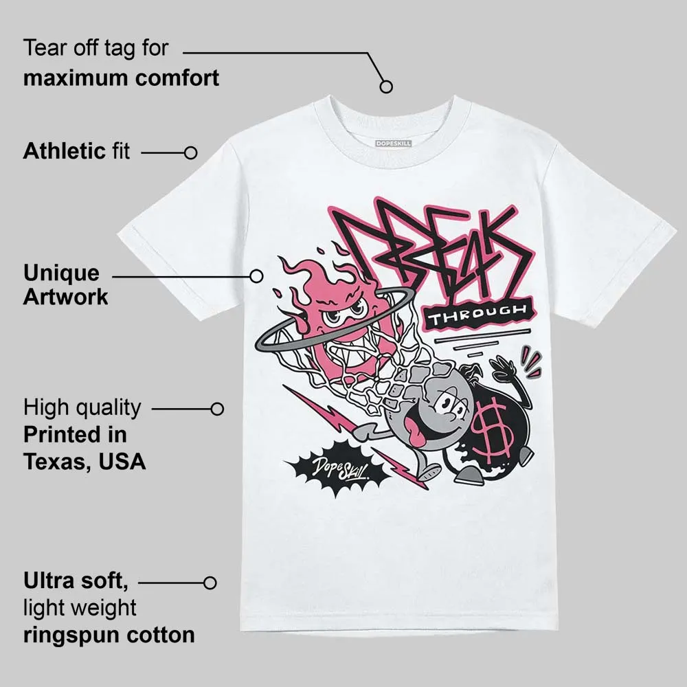 Gel Kayano 14 Pink Glo DopeSkill T-Shirt Break Through Graphic sold by DopeSkill product image thumbnail 3