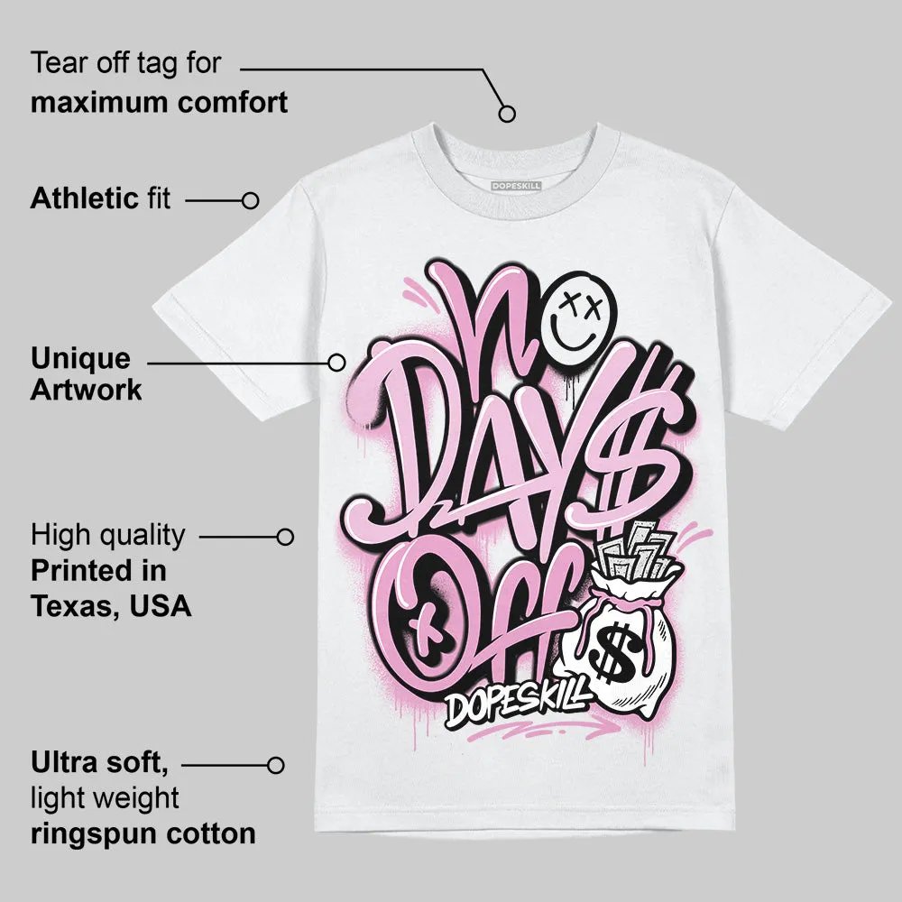 Orchid 4s DopeSkill T-Shirt No Days Off Graphic sold by DopeSkill product image thumbnail 3