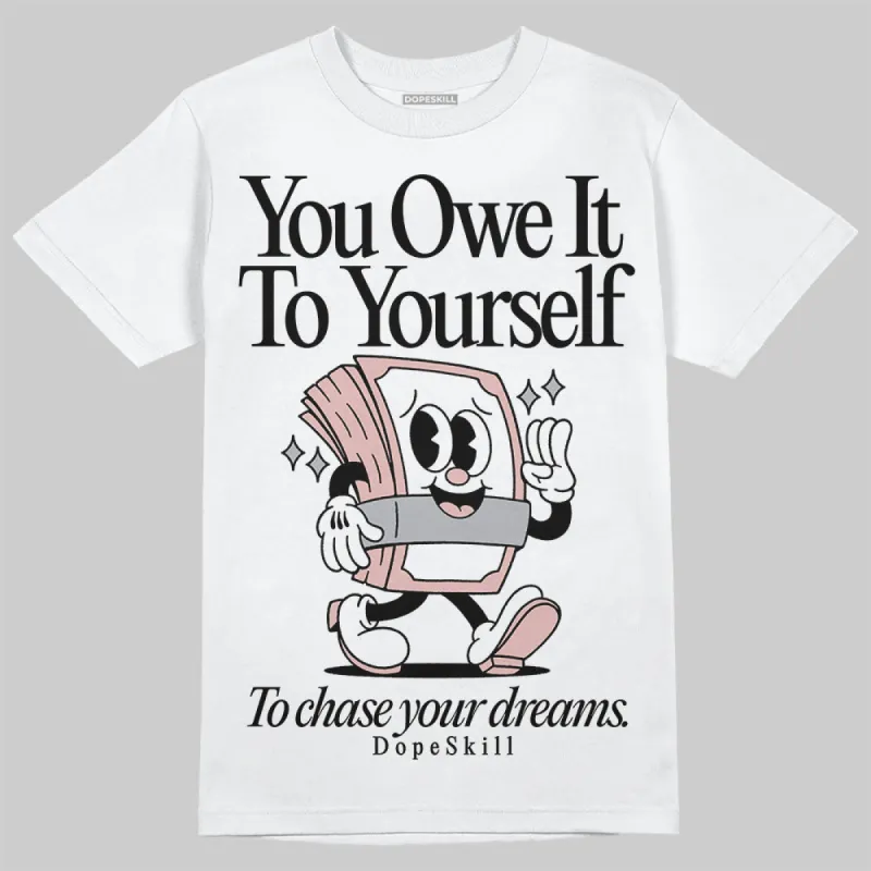 Gel 1130 Neutral Pink DopeSkill T-Shirt Owe It To Yourself Graphic sold by DopeSkill