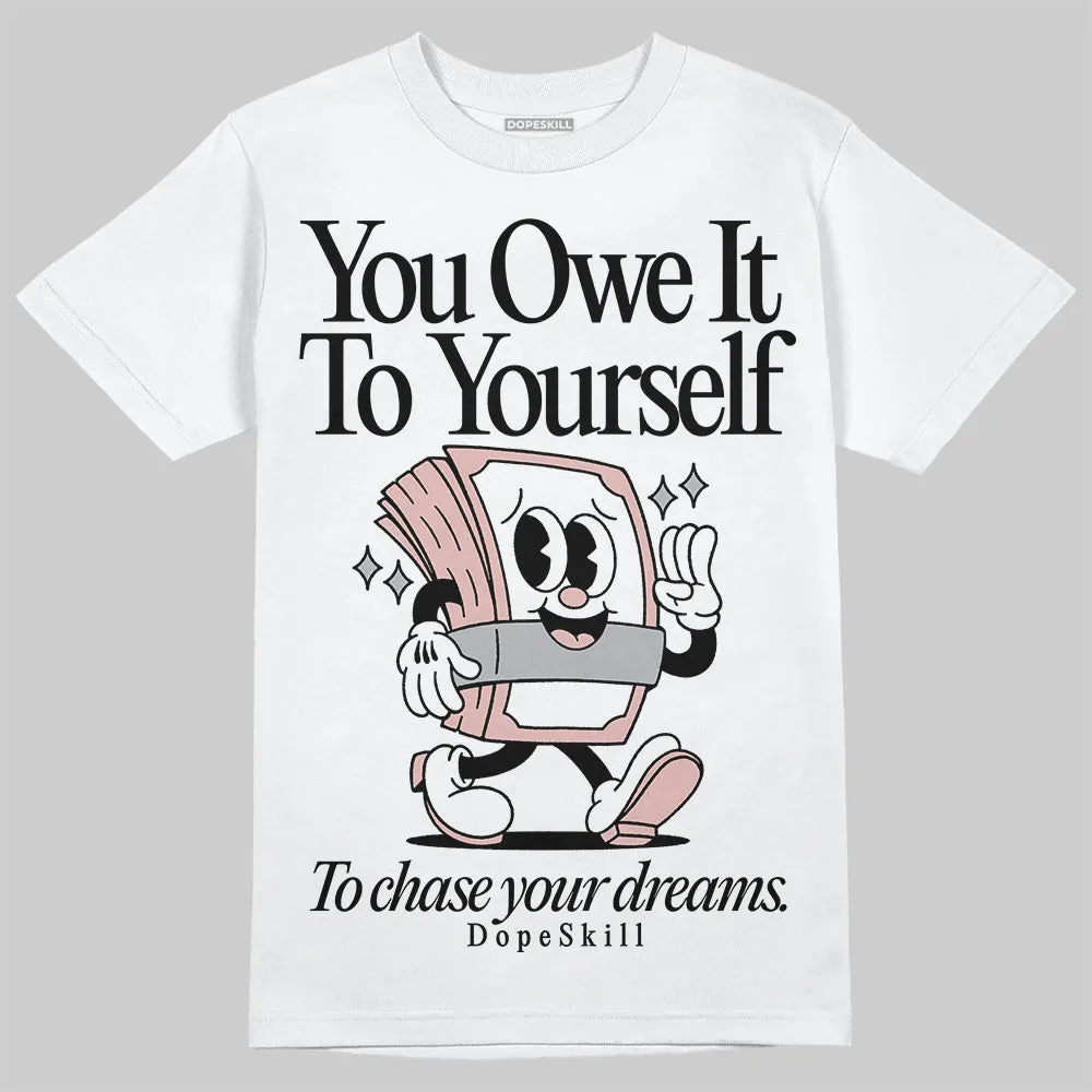 Gel 1130 Neutral Pink DopeSkill T-Shirt Owe It To Yourself Graphic sold by DopeSkill