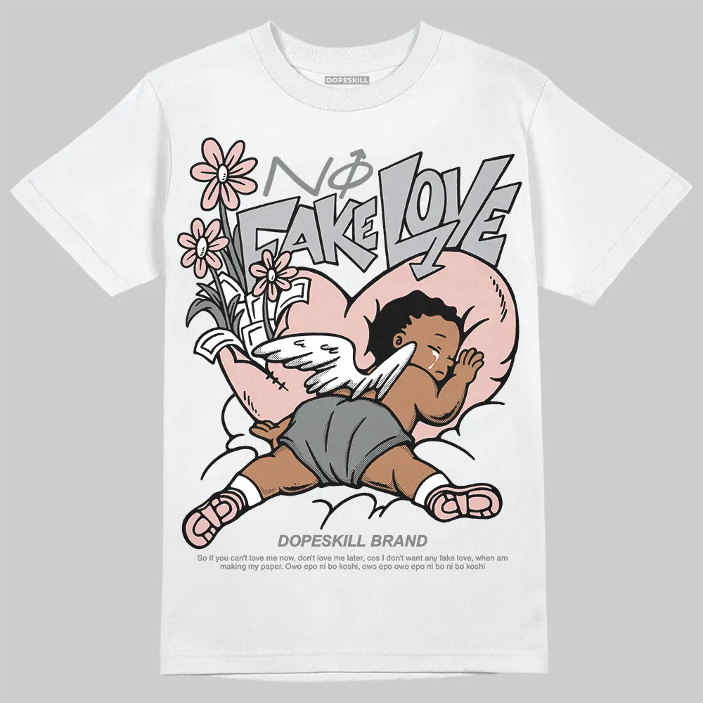 Gel 1130 Neutral Pink DopeSkill T-Shirt No Fake Love Graphic sold by DopeSkill