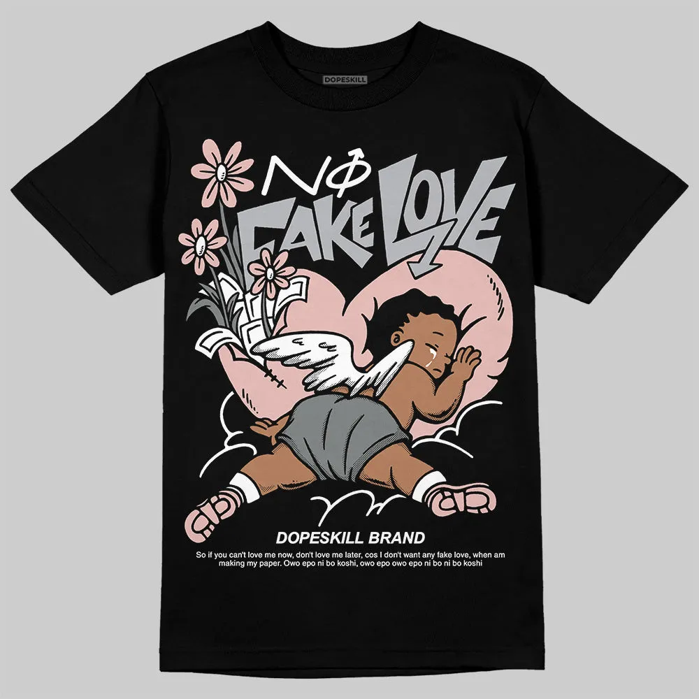 Gel 1130 Neutral Pink DopeSkill T-Shirt No Fake Love Graphic sold by DopeSkill product image thumbnail 2