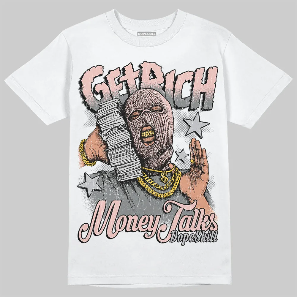 Gel 1130 Neutral Pink DopeSkill T-Shirt Get Rich Graphic sold by DopeSkill