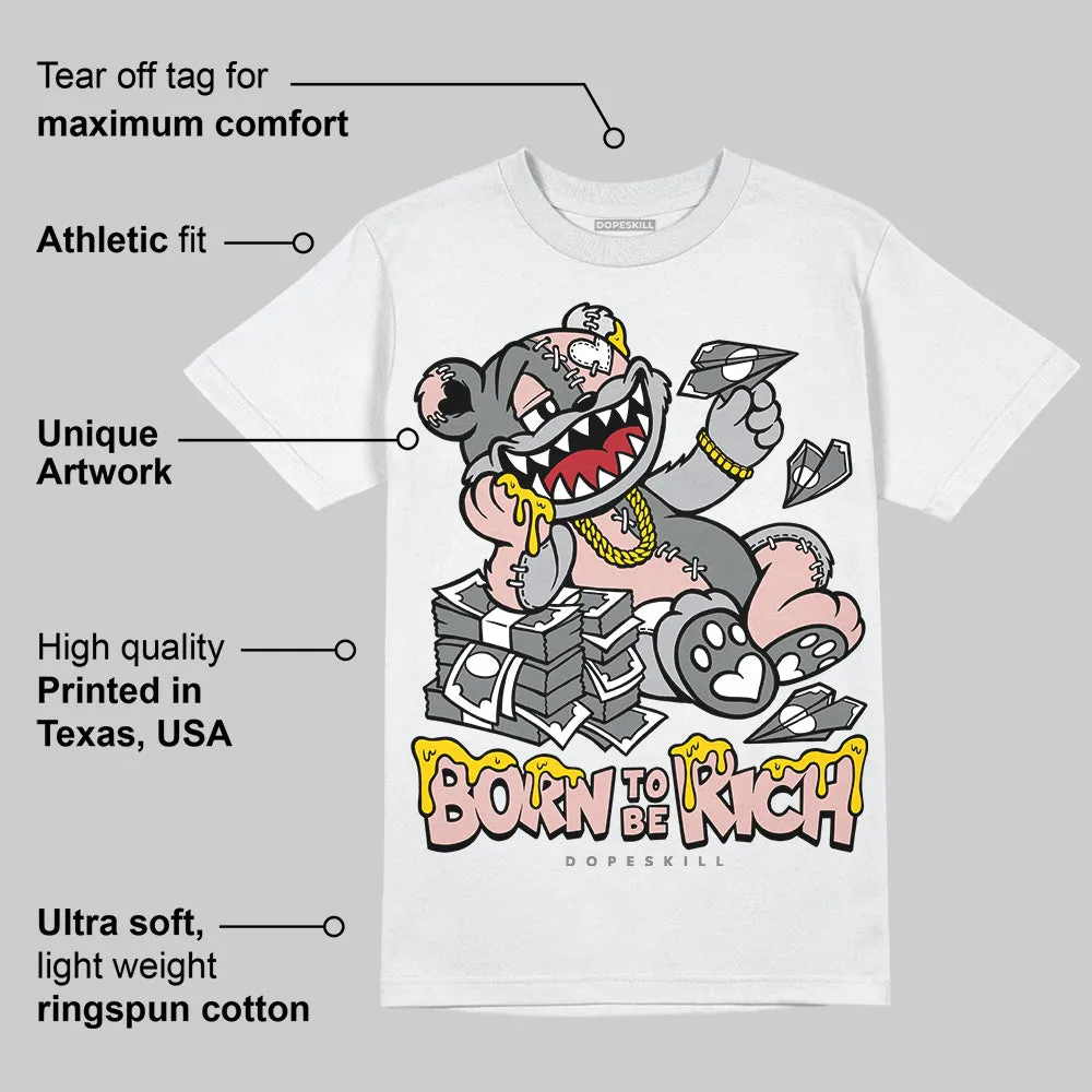 Gel 1130 Neutral Pink DopeSkill T-Shirt Born To Be Rich Graphic sold by DopeSkill product image thumbnail 3