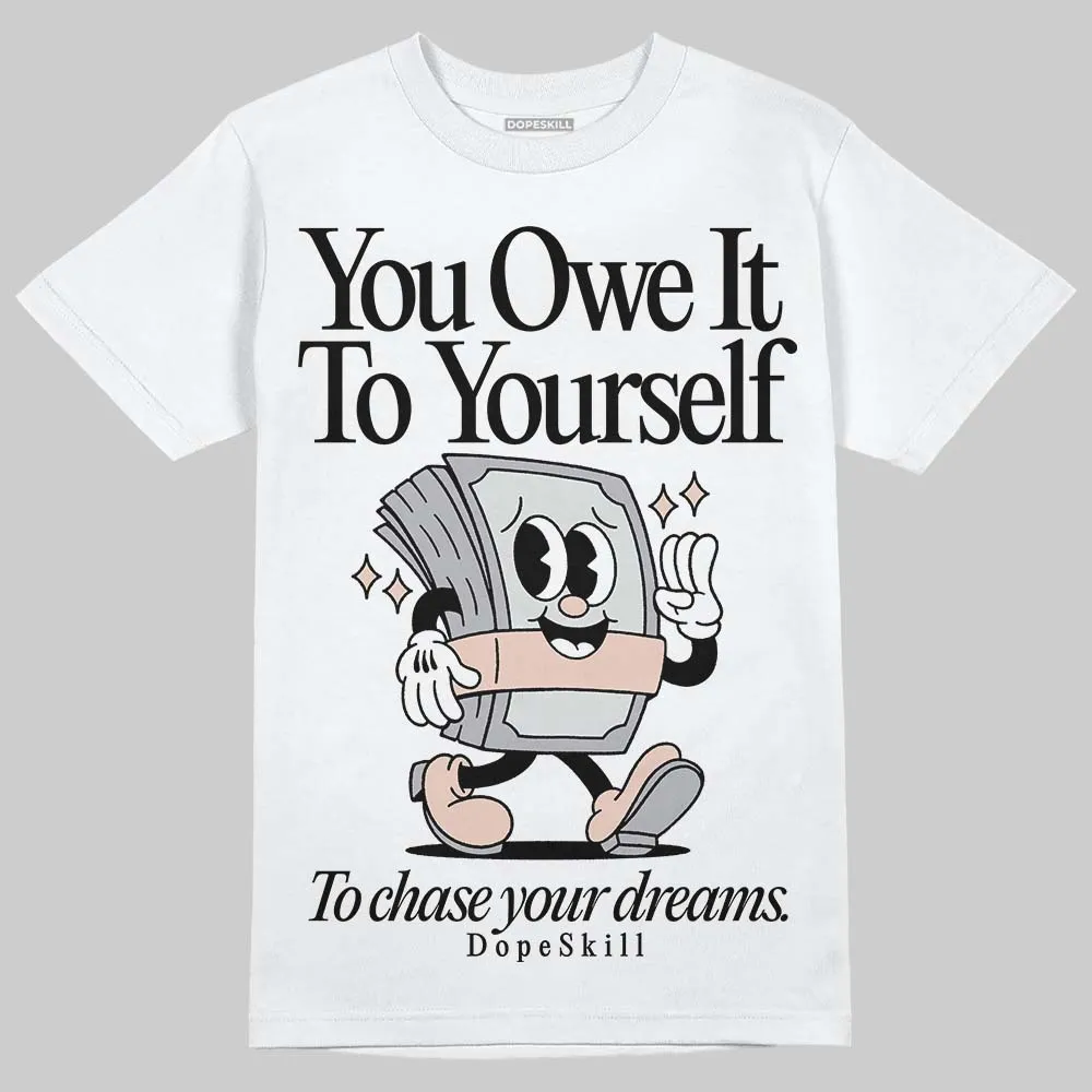 1130 Oyster Grey DopeSkill T-Shirt Owe It To Yourself Graphic sold by DopeSkill product image thumbnail 2