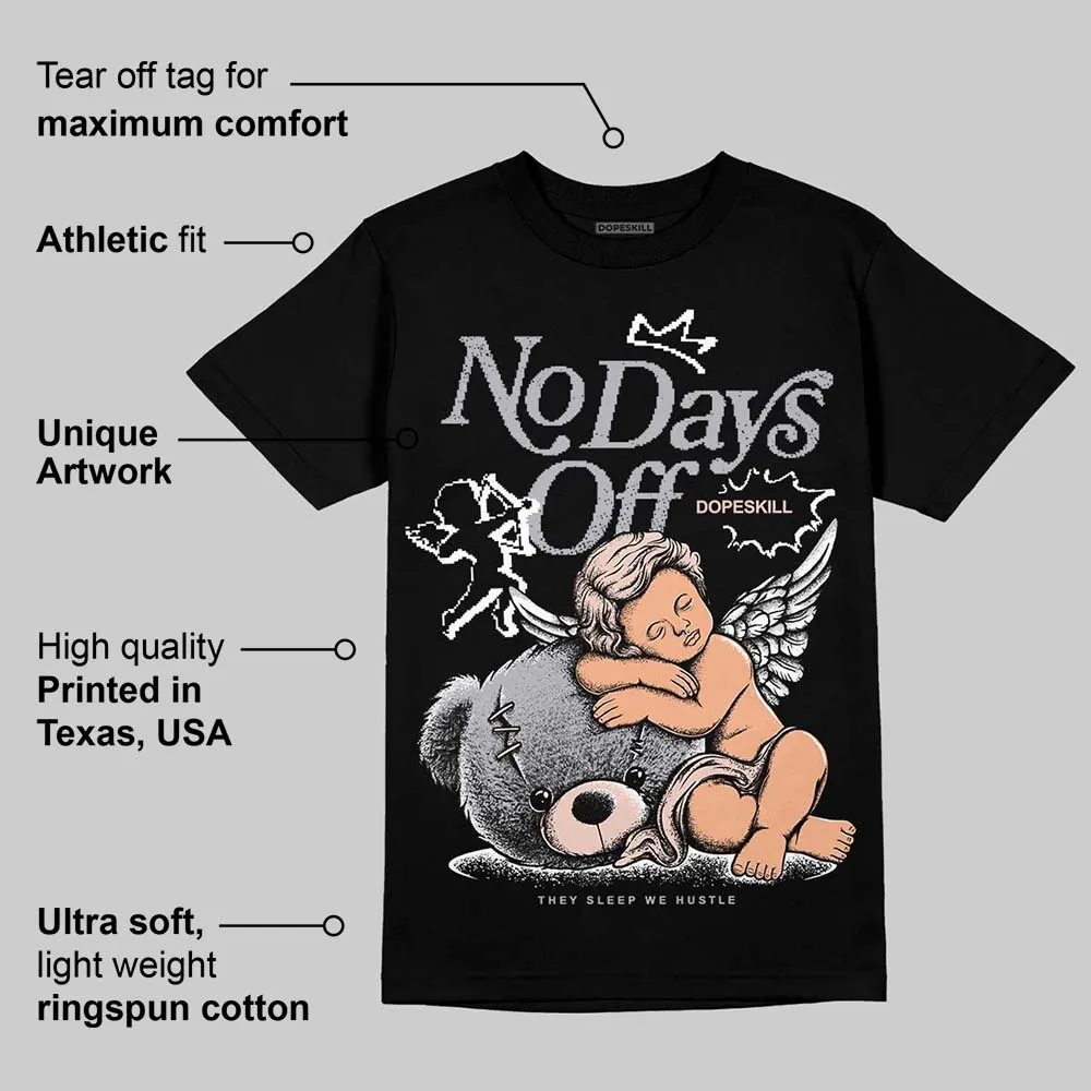 1130 Oyster Grey DopeSkill T-Shirt New No Days Off Graphic sold by DopeSkill product image thumbnail 3