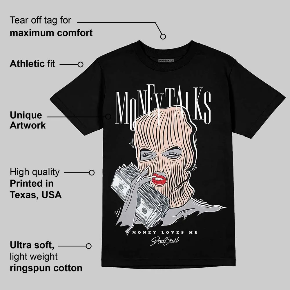 1130 Oyster Grey DopeSkill T-Shirt Money Talks Graphic sold by DopeSkill product image thumbnail 3