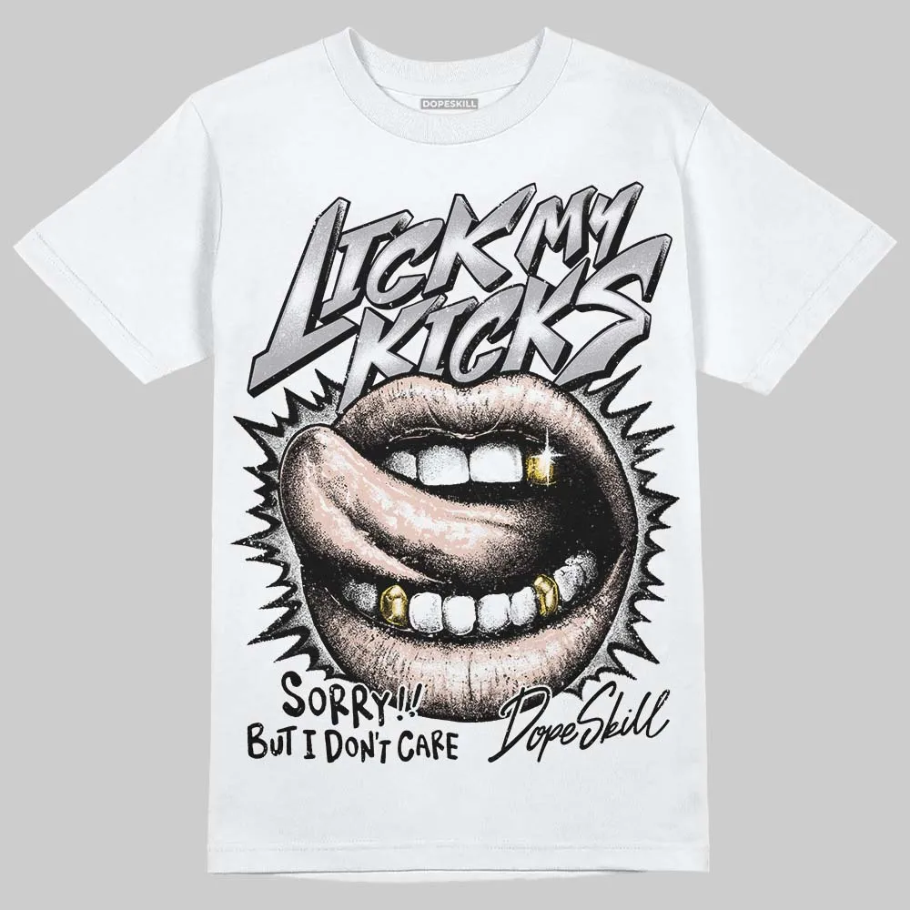 1130 Oyster Grey DopeSkill T-Shirt Lick My Kicks Graphic sold by DopeSkill product image thumbnail 2