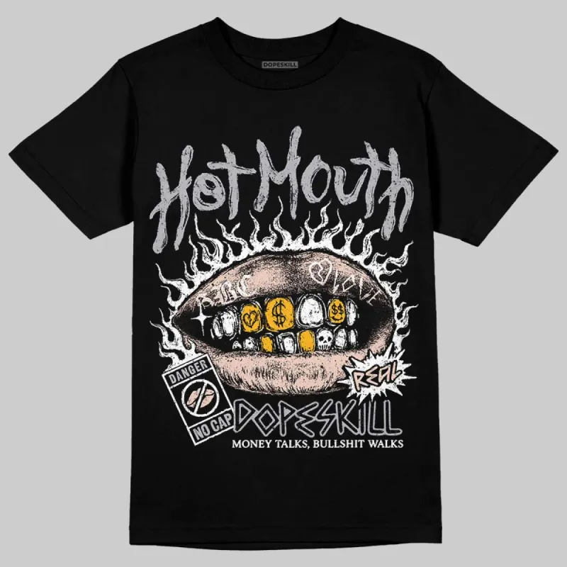 1130 Oyster Grey DopeSkill T-Shirt Hot Mouth Graphic sold by DopeSkill