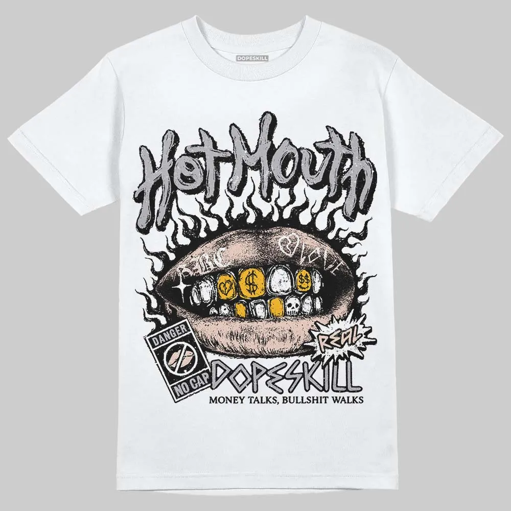 1130 Oyster Grey DopeSkill T-Shirt Hot Mouth Graphic sold by DopeSkill product image thumbnail 2