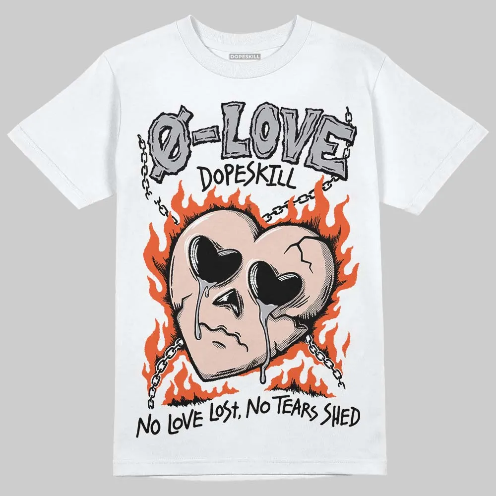 1130 Oyster Grey DopeSkill T-Shirt Crying Heart Graphic sold by DopeSkill product image thumbnail 2