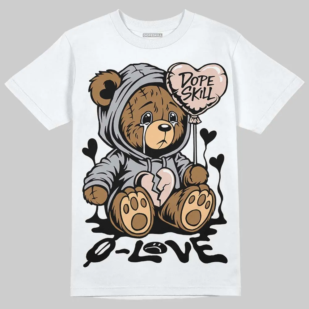 1130 Oyster Grey DopeSkill T-Shirt Broken Bear Graphic sold by DopeSkill product image thumbnail 2