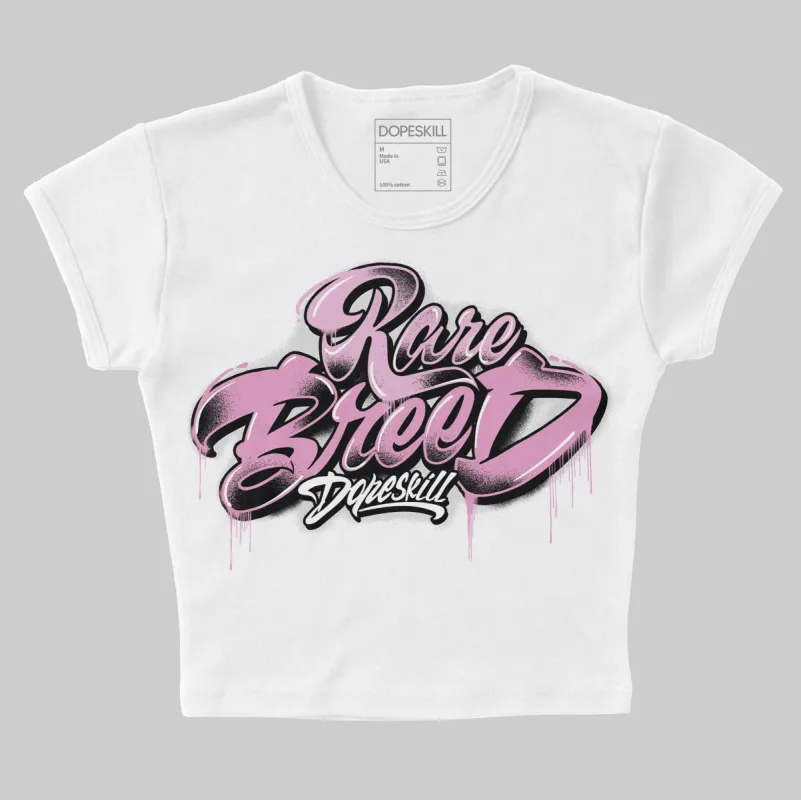 Orchid 4s DopeSkill Women's Crop Top Rare Breed Type Graphic sold by DopeSkill
