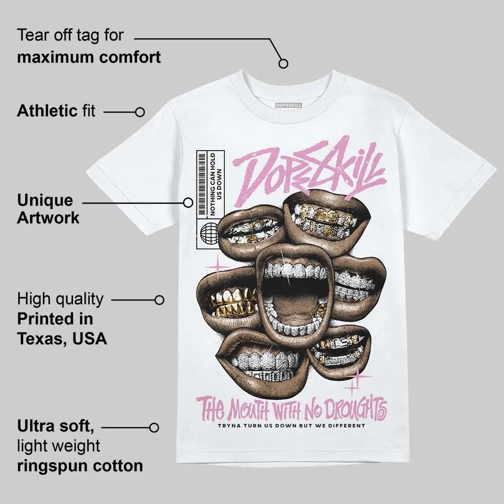 Orchid 4s DopeSkill T-Shirt The Mouth With No Droughts Graphic sold by DopeSkill product image thumbnail 3
