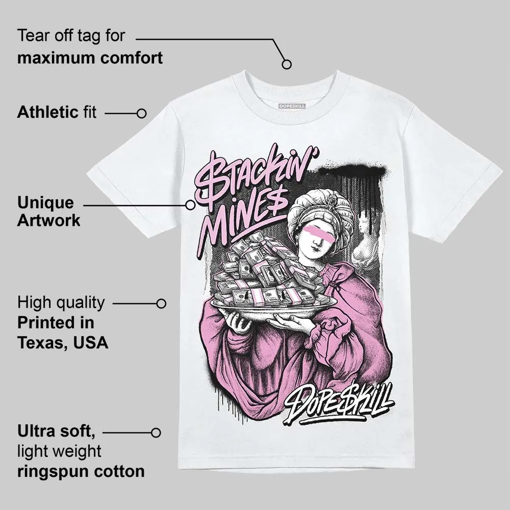 Orchid 4s DopeSkill T-Shirt Stackin Mines Graphic sold by DopeSkill product image thumbnail 3