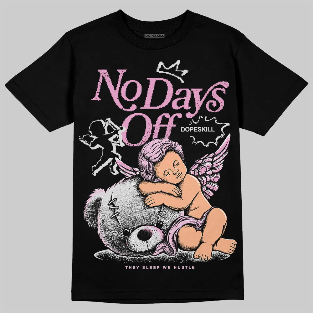 Orchid 4s DopeSkill T-Shirt New No Days Off Graphic sold by DopeSkill product image thumbnail 2