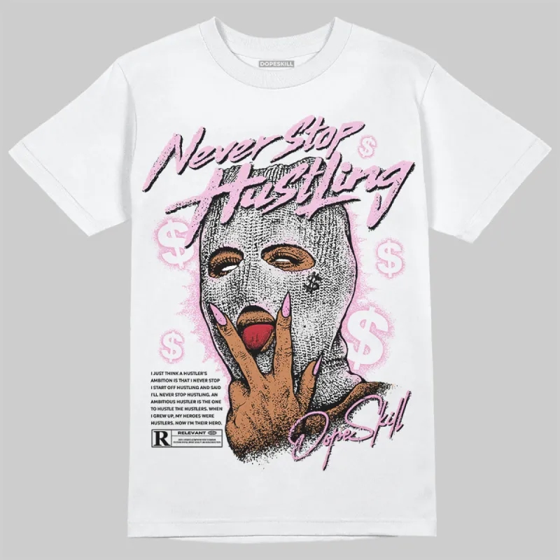 Orchid 4s DopeSkill T-Shirt Never Stop Hustling Graphic sold by DopeSkill
