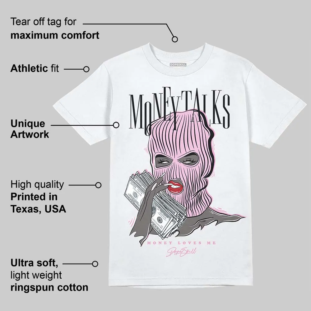 Orchid 4s DopeSkill T-Shirt Money Talks Graphic sold by DopeSkill product image thumbnail 3