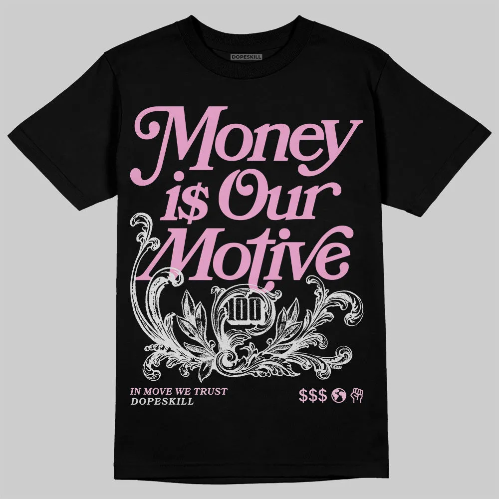 Orchid 4s DopeSkill T-Shirt Money Is Our Motive Typo Graphic sold by DopeSkill product image thumbnail 2