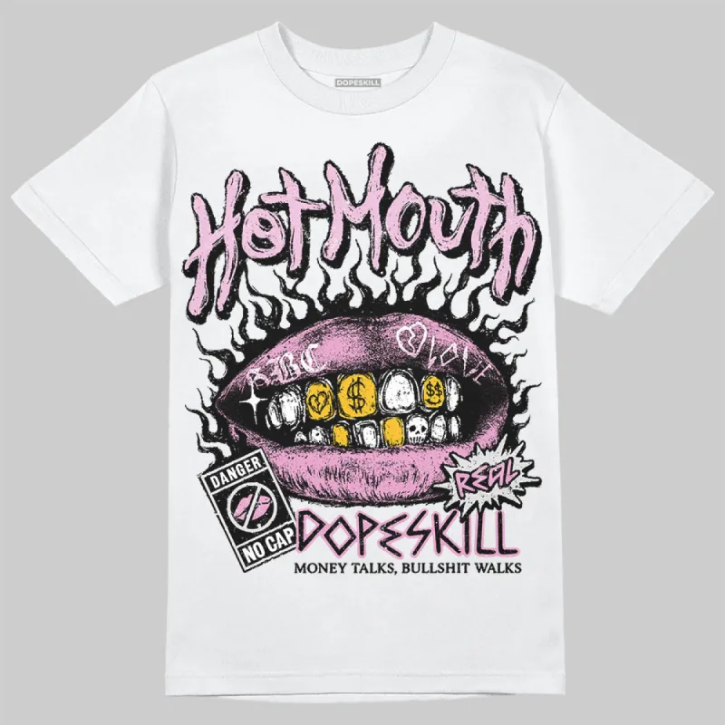 Orchid 4s DopeSkill T-Shirt Hot Mouth Graphic sold by DopeSkill
