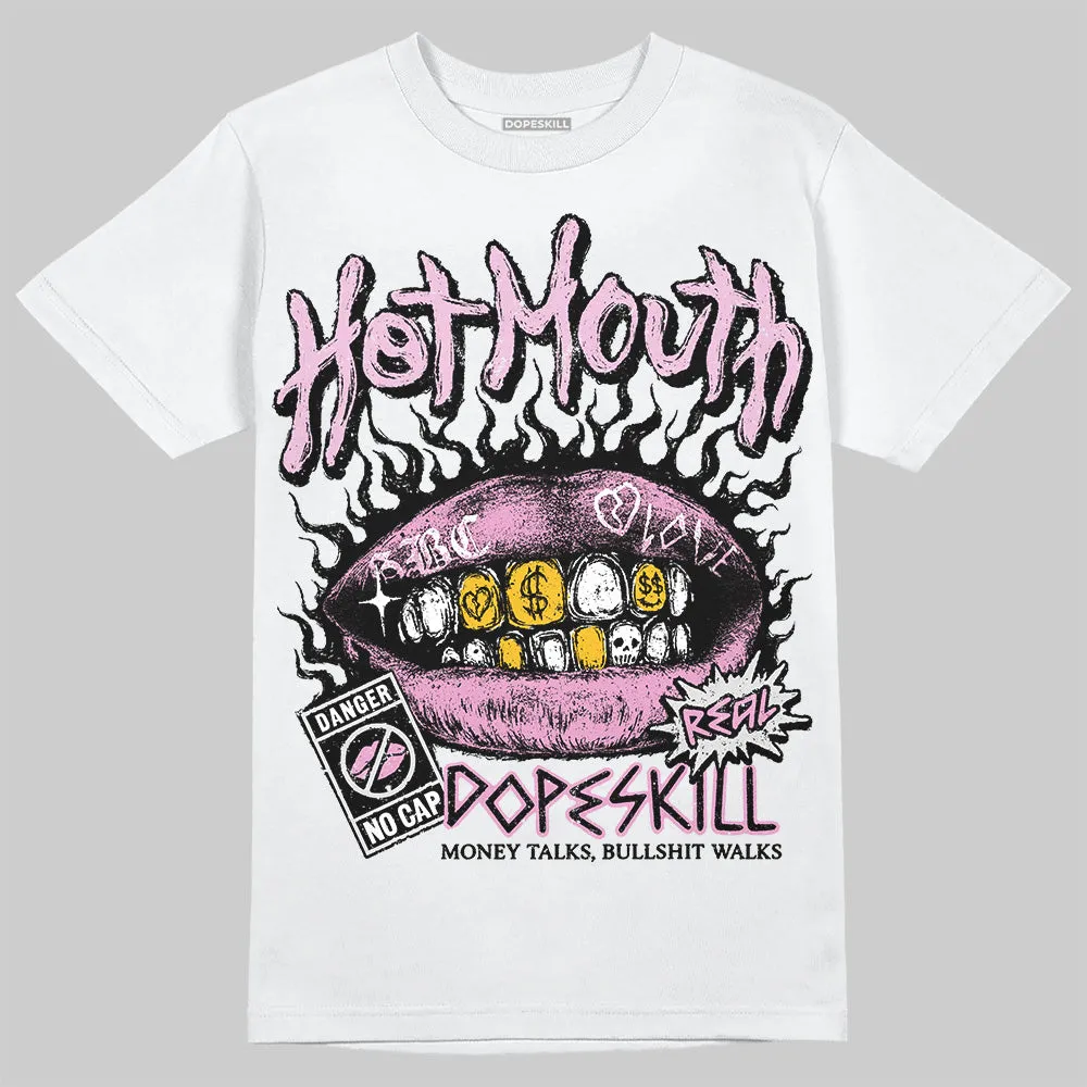 Orchid 4s DopeSkill T-Shirt Hot Mouth Graphic sold by DopeSkill