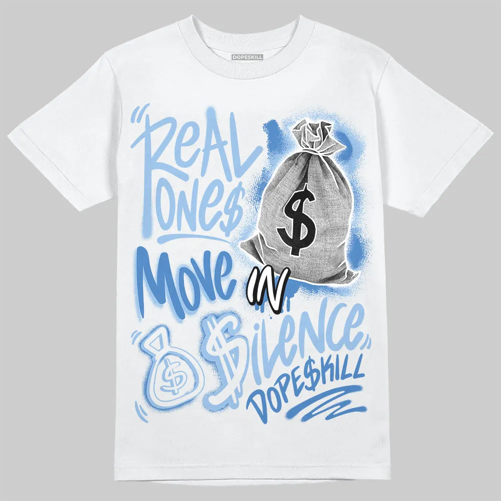 Women's Runner Sneaker Light Blue DopeSkill T-Shirt Real Ones Move In Silence Graphic sold by DopeSkill