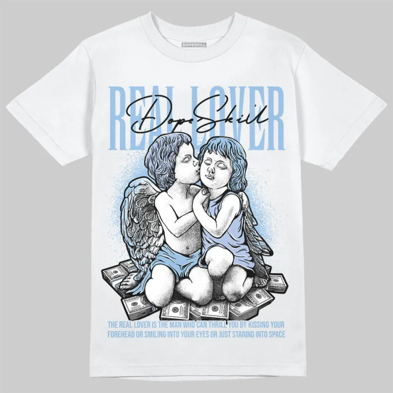 Women's Runner Sneaker Light Blue DopeSkill T-Shirt Real Lover Graphic sold by DopeSkill