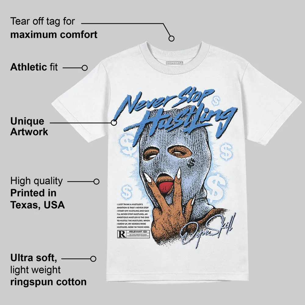 Women's Runner Sneaker Light Blue DopeSkill T-Shirt Never Stop Hustling Graphic sold by DopeSkill product image thumbnail 3