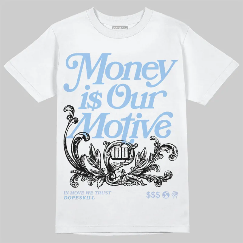 Women's Runner Sneaker Light Blue DopeSkill T-Shirt Money Is Our Motive Typo Graphic sold by DopeSkill