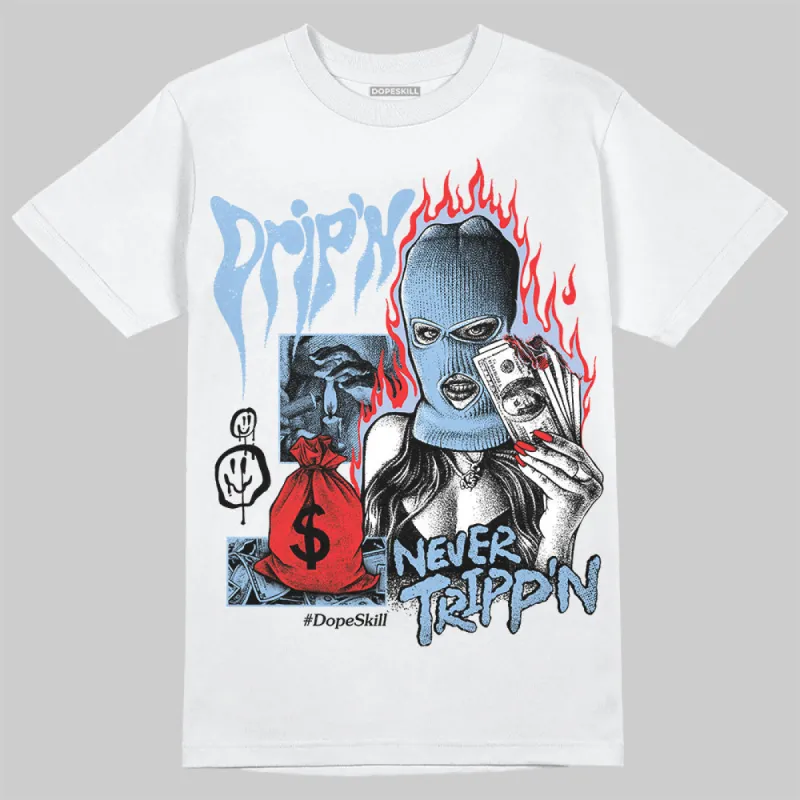 Women's Runner Sneaker Light Blue DopeSkill T-Shirt Drip'n Never Tripp'n Graphic sold by DopeSkill