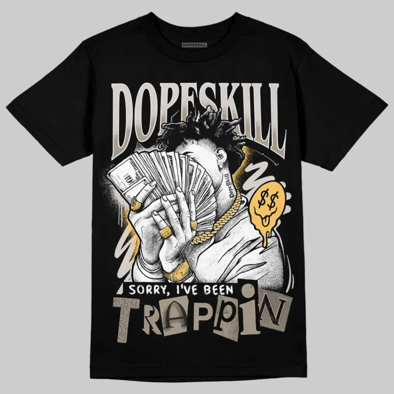 Women's Runner Sneaker in Beige DopeSkill T-Shirt Sorry I've Been Trappin Graphic sold by DopeSkill
