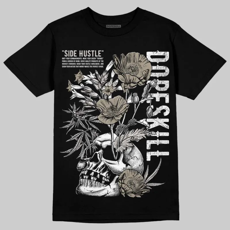 Women's Runner Sneaker in Beige DopeSkill T-Shirt Side Hustle Graphic sold by DopeSkill