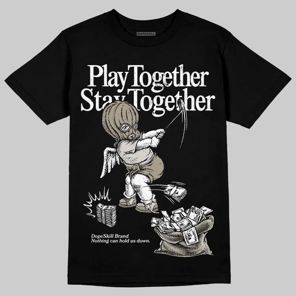 Women's Runner Sneaker in Beige DopeSkill T-Shirt Play together, Stay together Graphic sold by DopeSkill