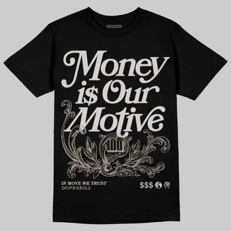 Women's Runner Sneaker in Beige DopeSkill T-Shirt Money Is Our Motive Typo Graphic sold by DopeSkill