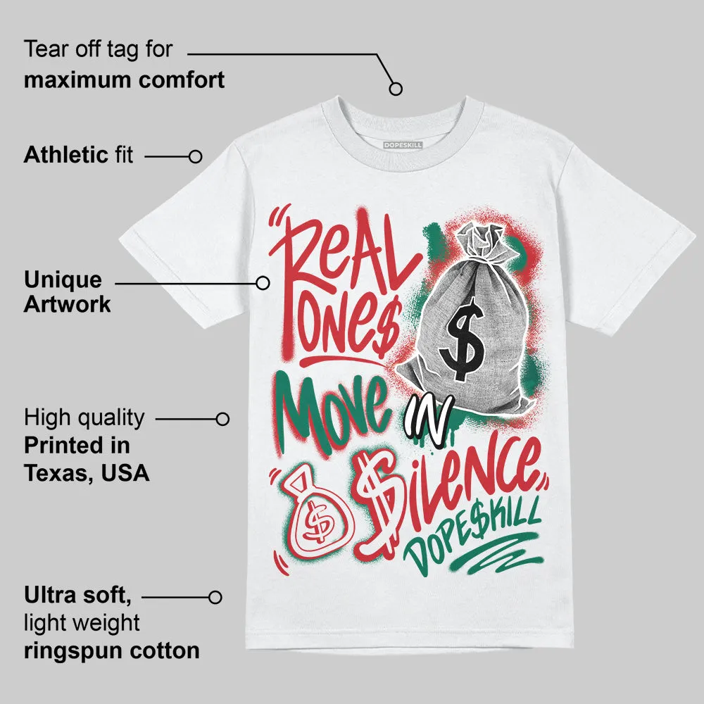 El Grito 5s DopeSkill T-Shirt Real Ones Move In Silence Graphic sold by DopeSkill product image thumbnail 3