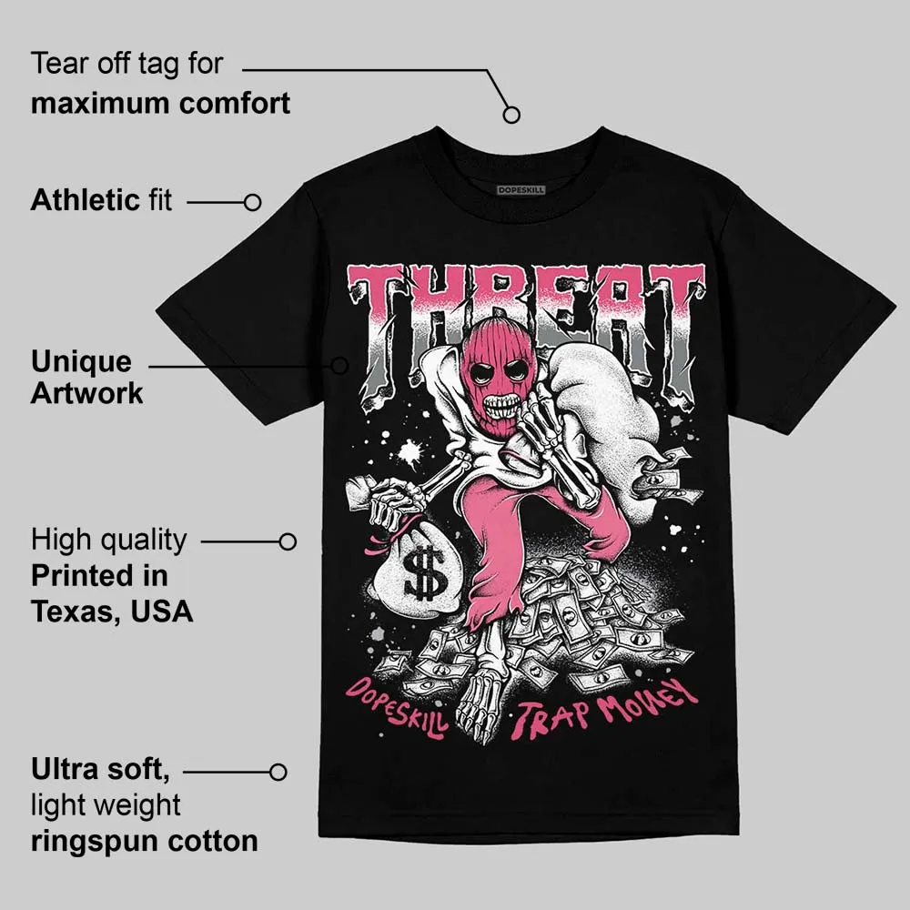 White Fluo Pink DopeSkill T-Shirt Threat Graphic sold by DopeSkill product image thumbnail 3