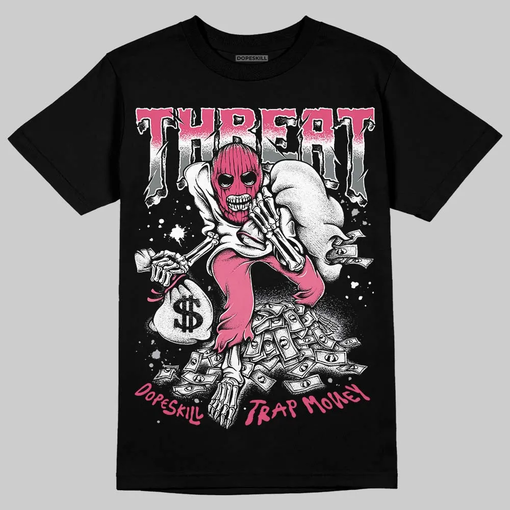 White Fluo Pink DopeSkill T-Shirt Threat Graphic sold by DopeSkill