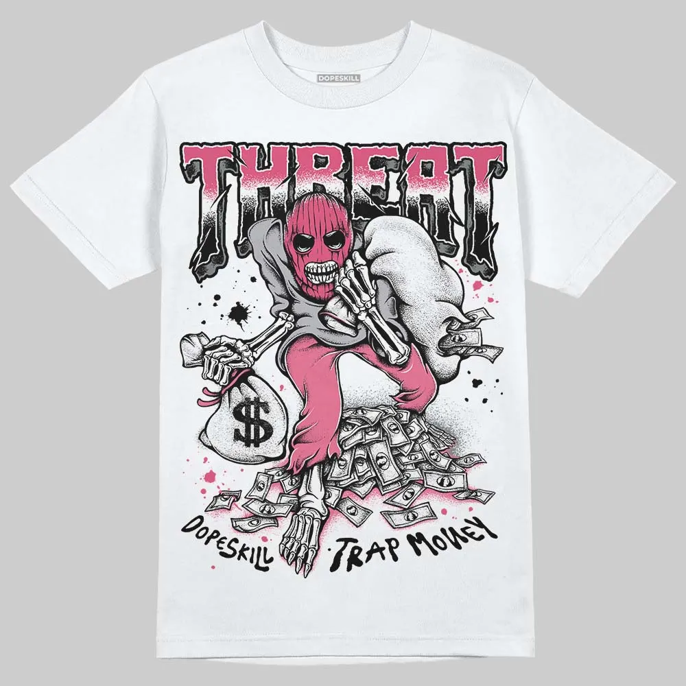 White Fluo Pink DopeSkill T-Shirt Threat Graphic sold by DopeSkill product image thumbnail 2