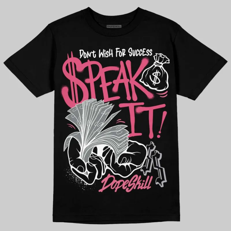 White Fluo Pink DopeSkill T-Shirt Speak It Graphic sold by DopeSkill