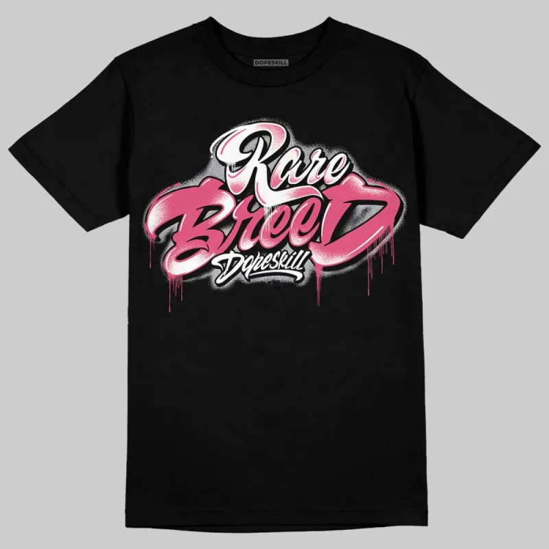 White Fluo Pink DopeSkill T-Shirt Rare Breed Type Graphic sold by DopeSkill