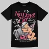 White Fluo Pink DopeSkill T-Shirt New No Days Off Graphic sold by DopeSkill