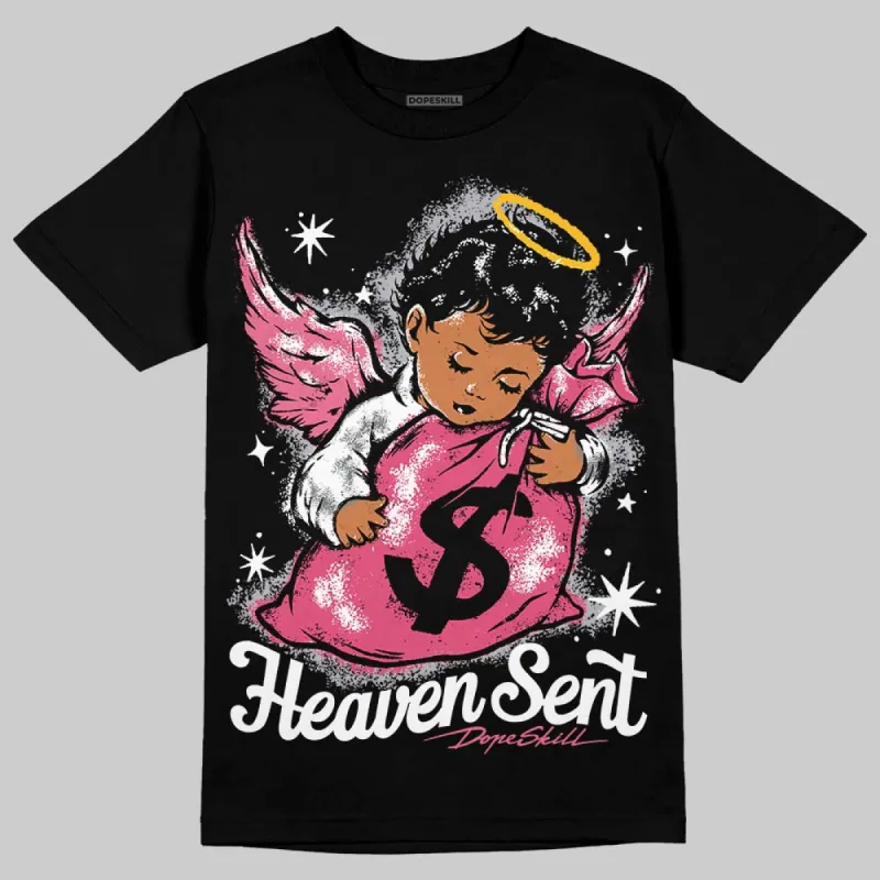 White Fluo Pink DopeSkill T-Shirt Heaven Sent Graphic sold by DopeSkill