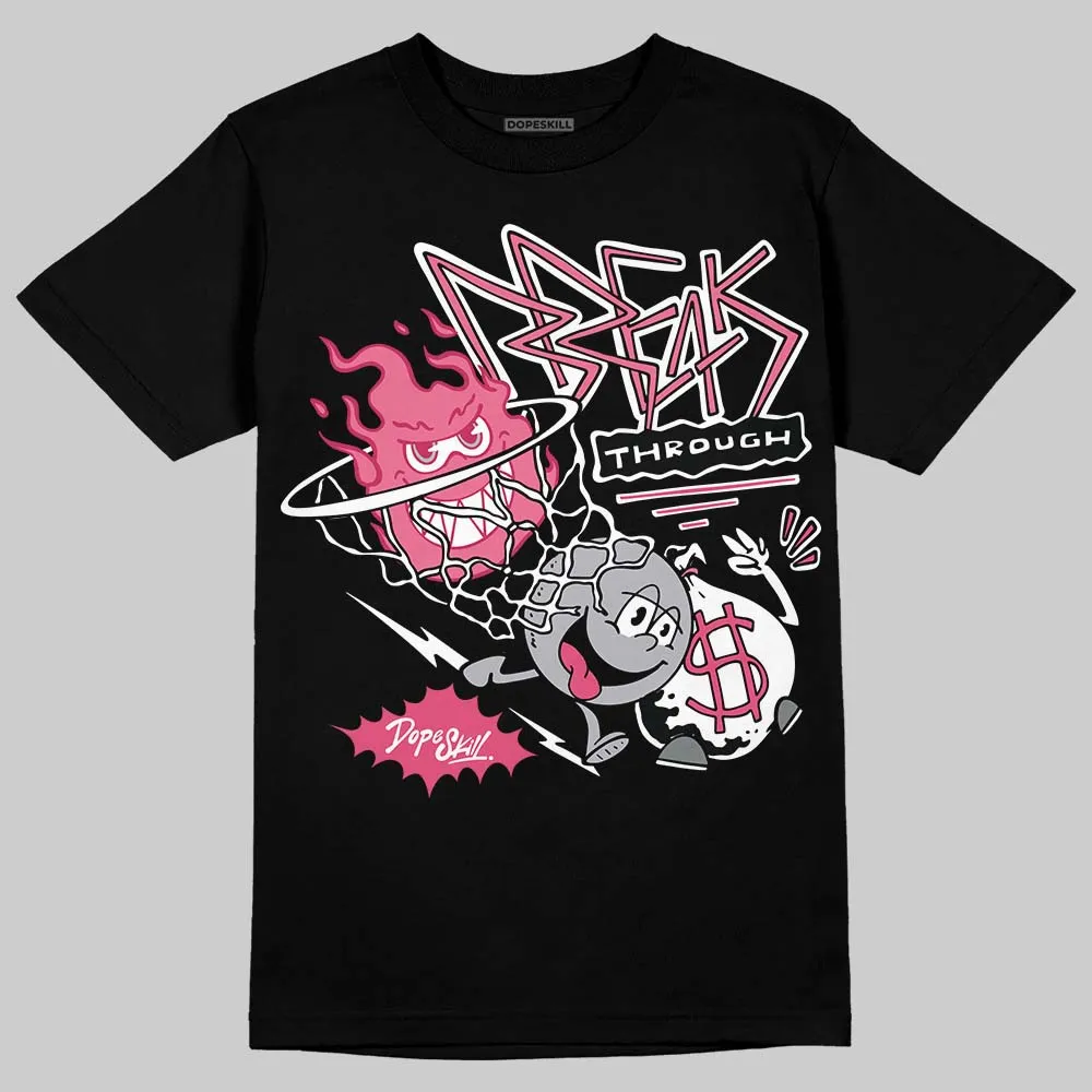 White Fluo Pink DopeSkill T-Shirt Break Through Graphic sold by DopeSkill