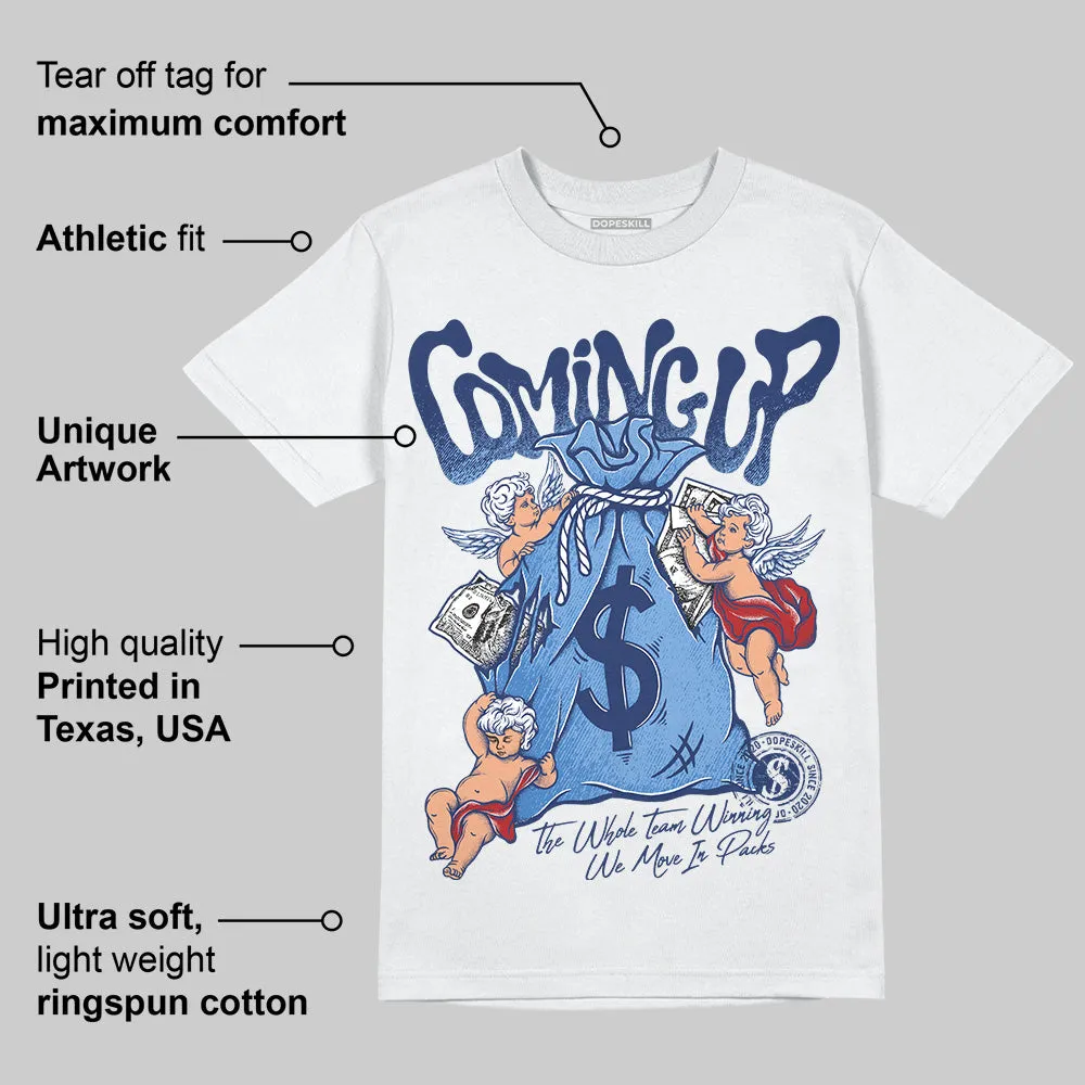 Midnight Navy 1s DopeSkill T-Shirt Money Bag Coming Up Graphic sold by DopeSkill product image thumbnail 3