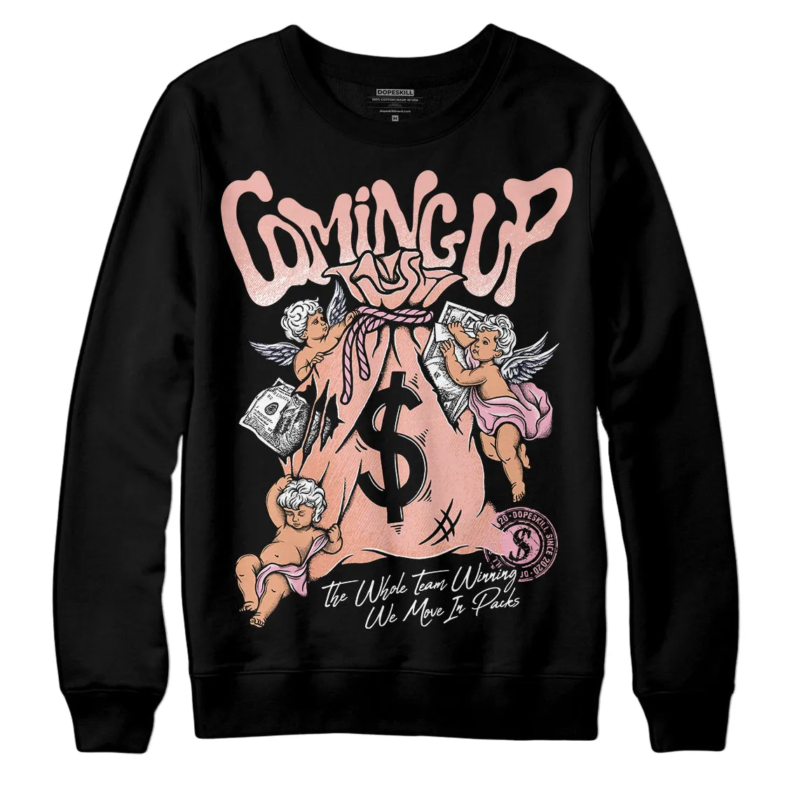 Legend Pink 11s DopeSkill Sweatshirt Money Bag Coming Up Graphic sold by DopeSkill product image thumbnail 2