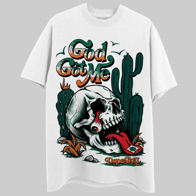 Oxidized Green 4s DopeSkill T-Shirt God Got Me Graphic sold by DopeSkill