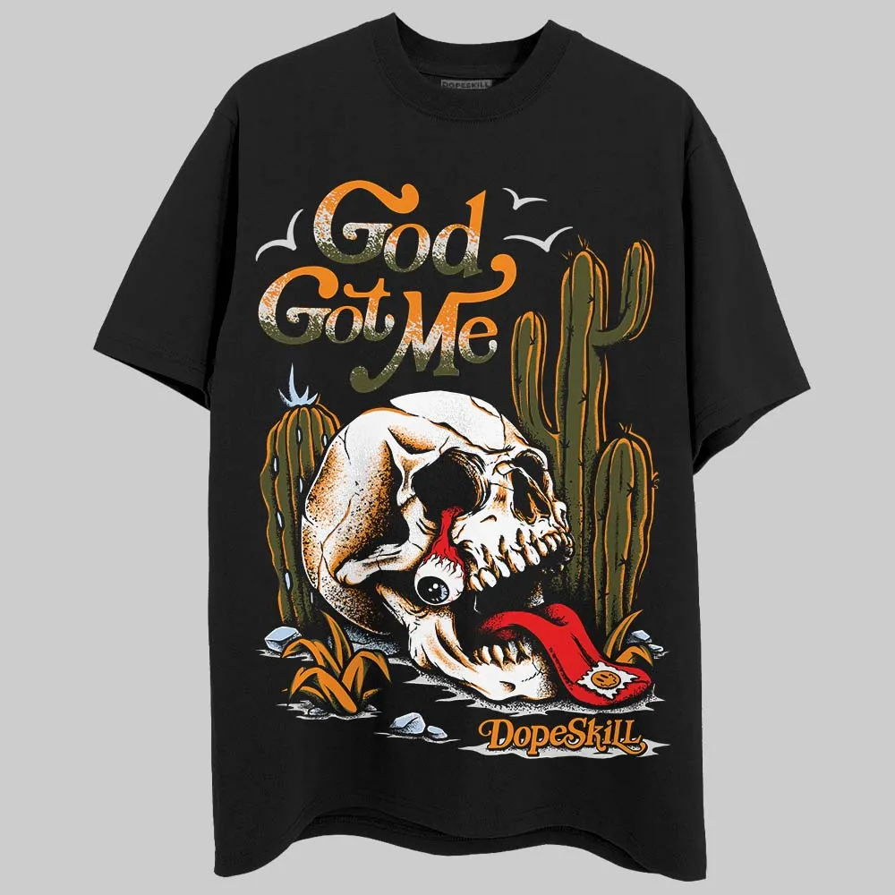 Olive 5s DopeSkill T-Shirt God Got Me Graphic sold by DopeSkill product image thumbnail 2